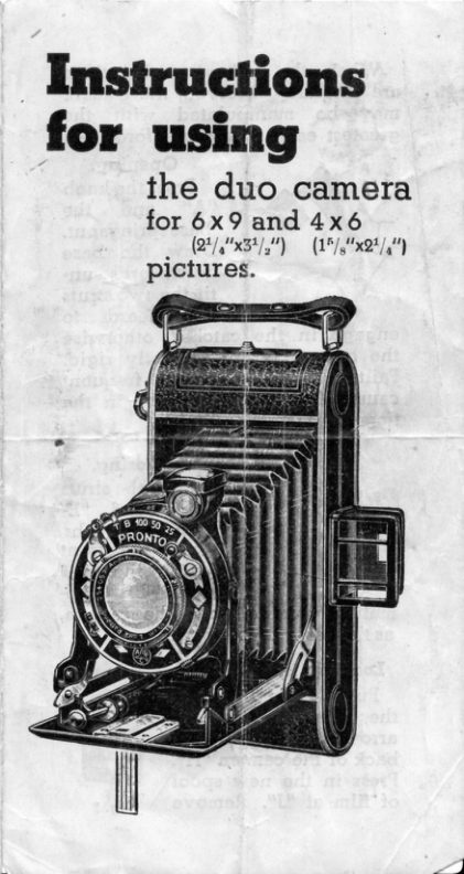 Duo Camera 6x9 - 4x6 manual cover