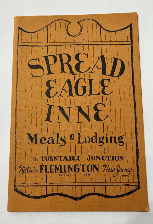 Spread Eagle Inn manual cover