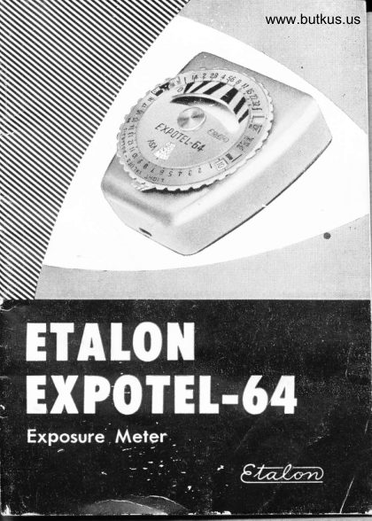 ETALON EXPOTEL-64 manual cover