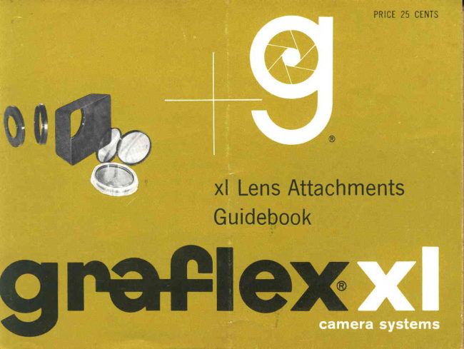 Graflex XL Lens Attachments manual cover