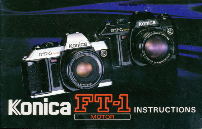 KONICA FT-1 Motor manual cover