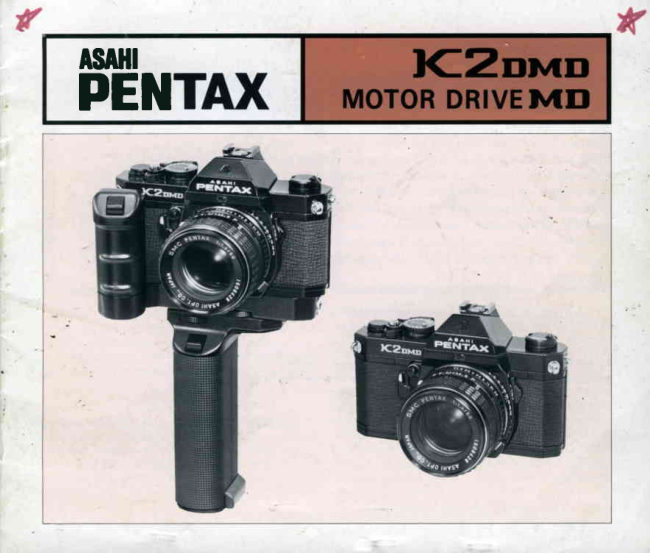 Pentax K2 manual cover