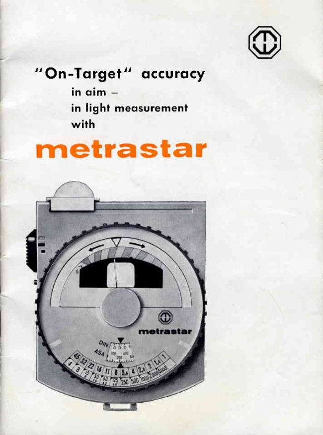 Metrastar Light Meter manual cover