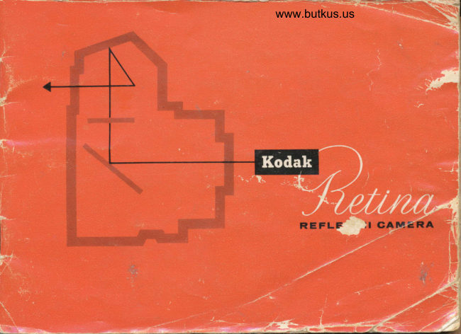 Kodak Retina Reflex III manual cover