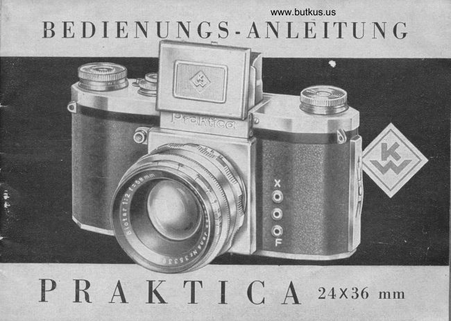 Praktica German manual cover