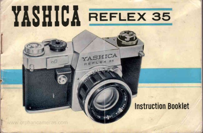 Yashica Reflex 35 manual cover