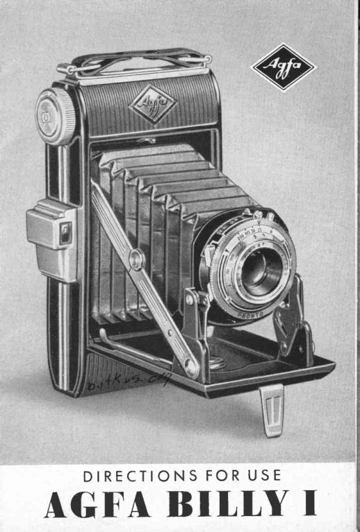 Agfa Billy I manual cover