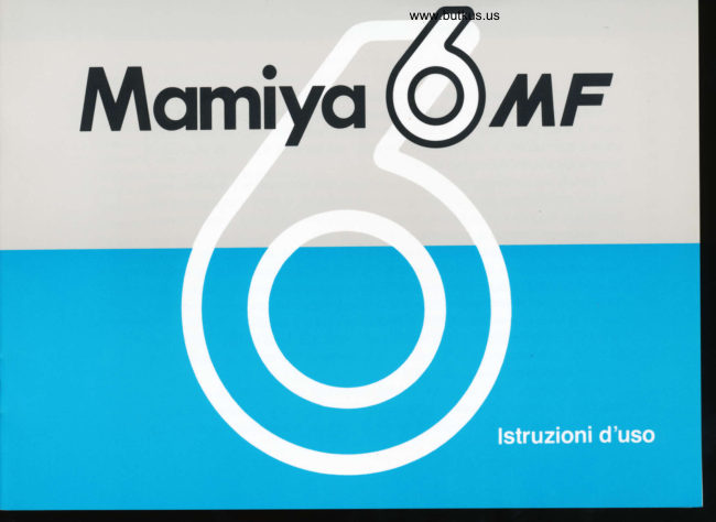 Mamiya 6MF manual cover