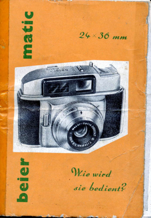 Beier Beiermatic manual cover