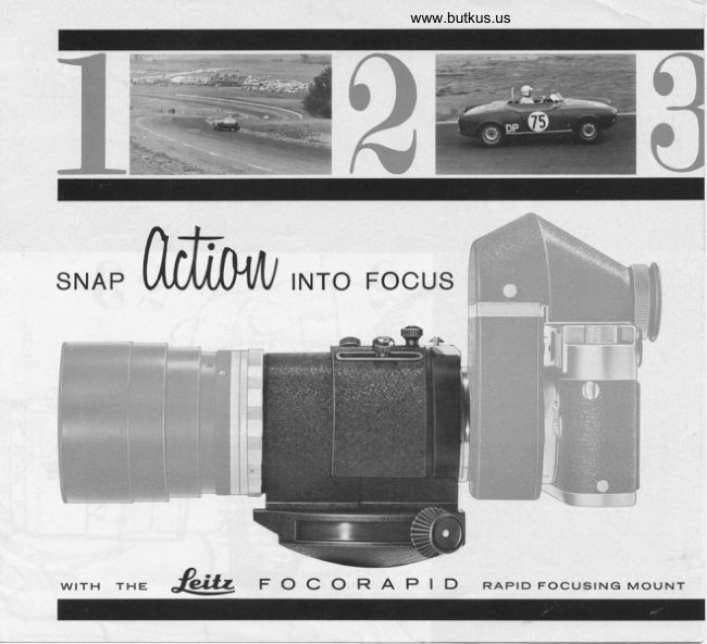 Leica Leitz FOCORAPID manual cover