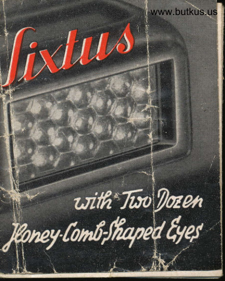 Gossen Sixtus manual cover