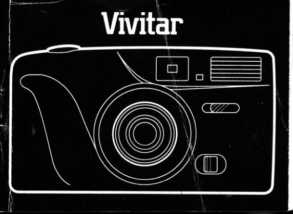 Vivitar Point and Shoot with flash / 1990 model manual cover