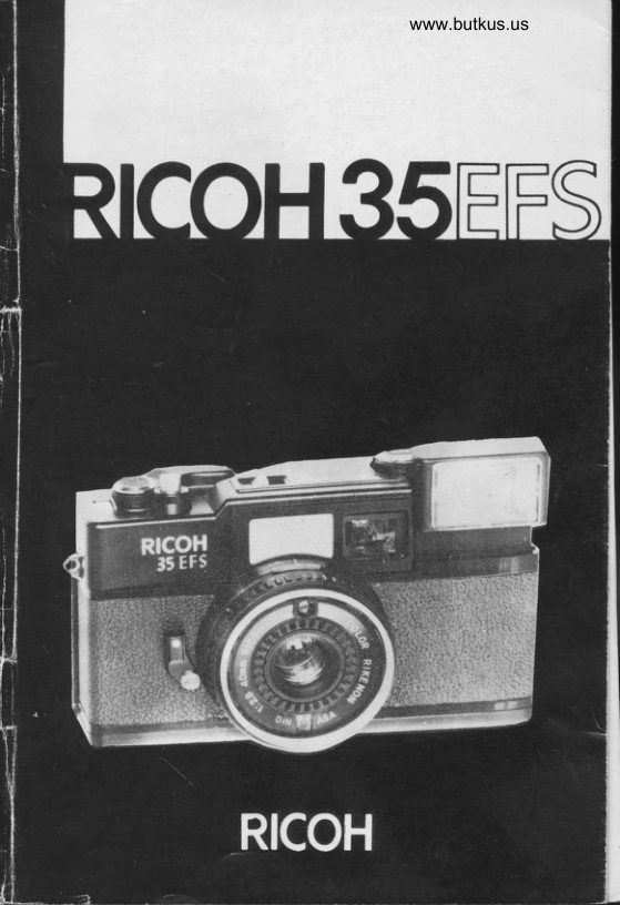 Ricoh 35EFS manual cover