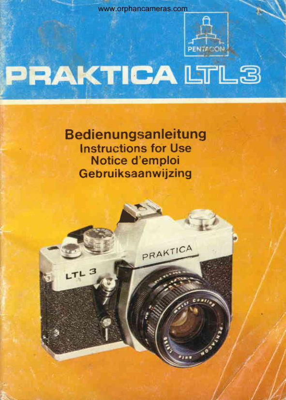 Praktica LTL3 manual cover