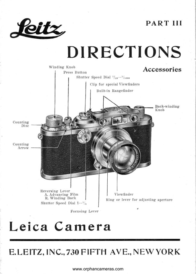 Leica ACCESSORIES manual cover