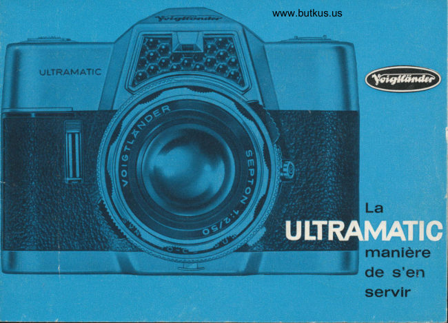 Voigtlander Ultramatic manual cover