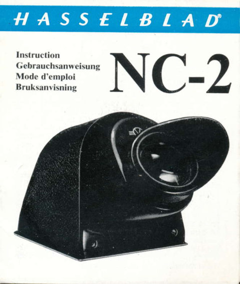 Hasselblad Nc 2 manual cover