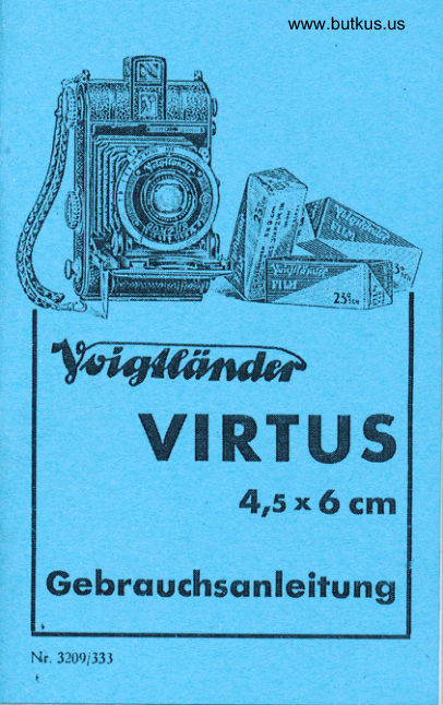 Voigtlander Virtus manual cover