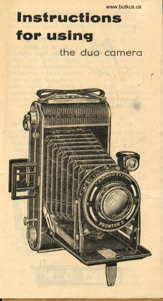 DUO camera manual cover