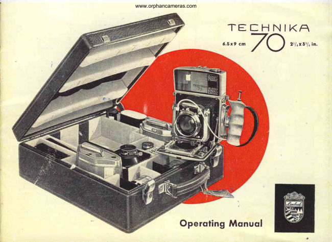 Linhof Technika 70 manual cover
