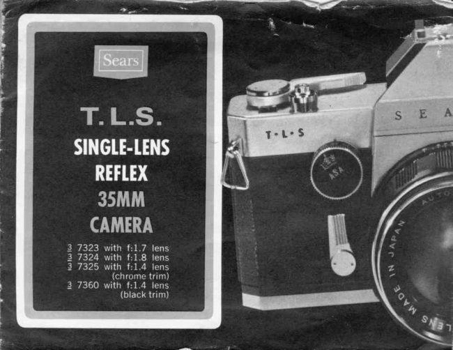 Sears TLS manual cover