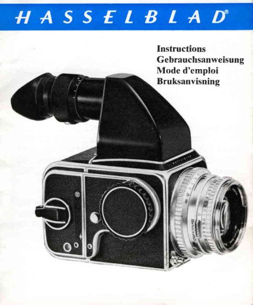 Hasselblad HC-4 Prism manual cover