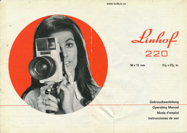 Linhof 220 manual cover
