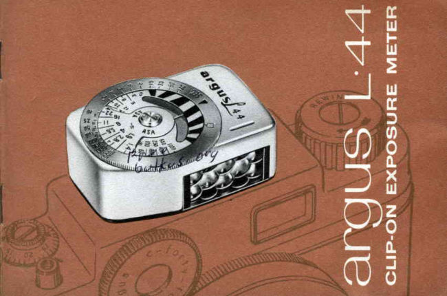 Argus L-44 manual cover