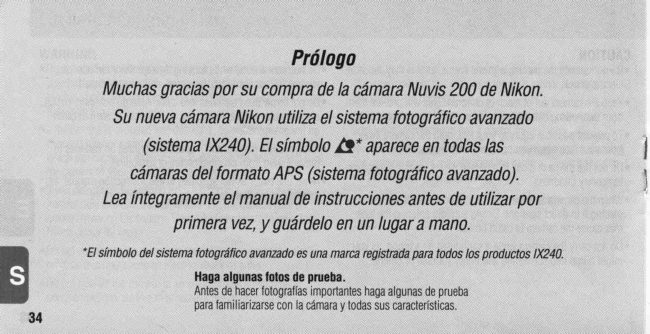 Nikon Nuvis 200 manual cover