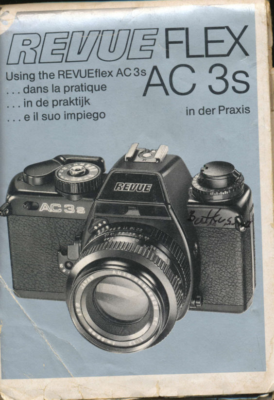 Revue Flex AC 3s manual cover