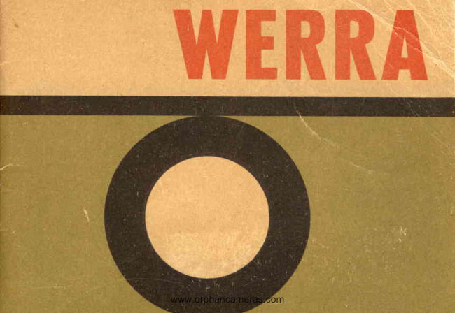Werra 1-4 manual cover