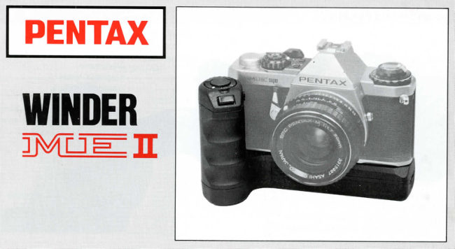 Pentax Motor Drive ME II manual cover