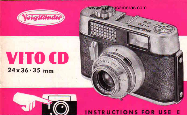 Voigtlander Vito CD manual cover