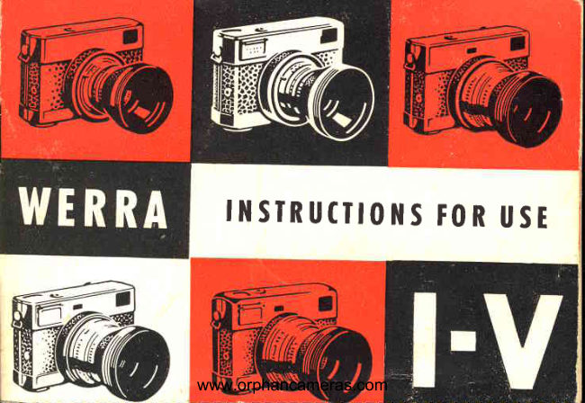 Werra I-V manual cover