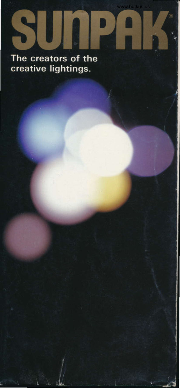 Sunpak electronic flash specifications manual cover