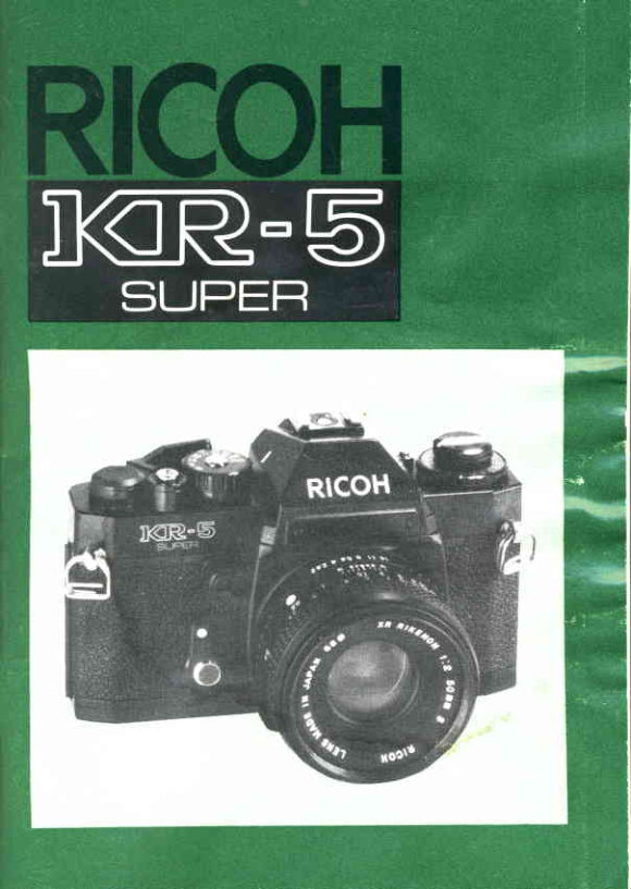 Ricoh KR-5 Super manual cover
