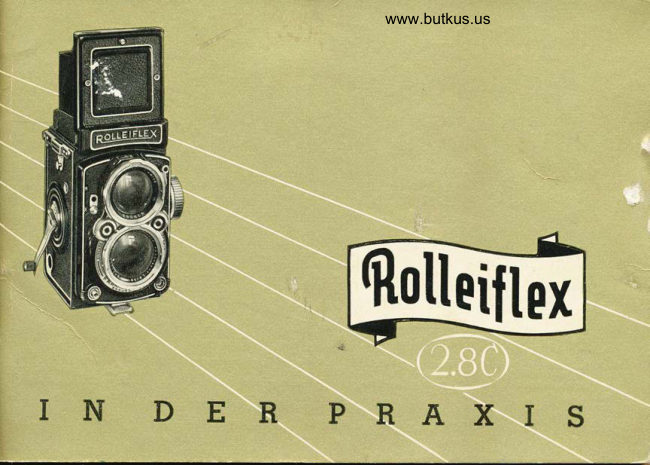 Rolleiflex 2.8C In Der Praxis manual cover