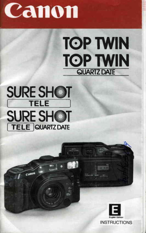 Canon Sure Shot Tele / Top Twin manual cover