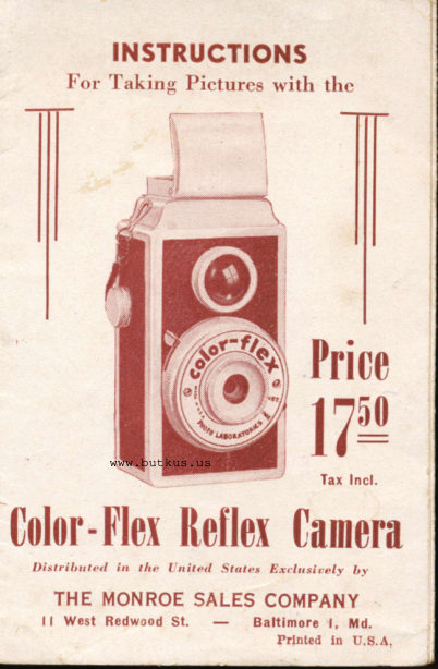 Color-Flex Reflex manual cover