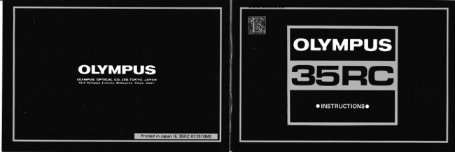 Olympus 35 RC manual cover