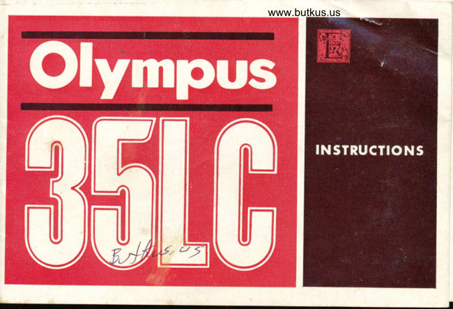 Olympus 35LC manual cover