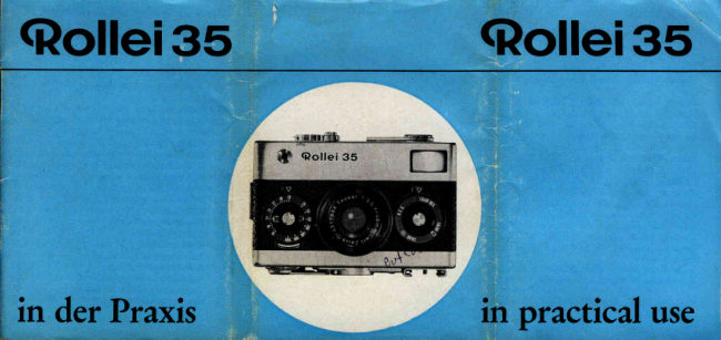 Rollei 35 manual cover