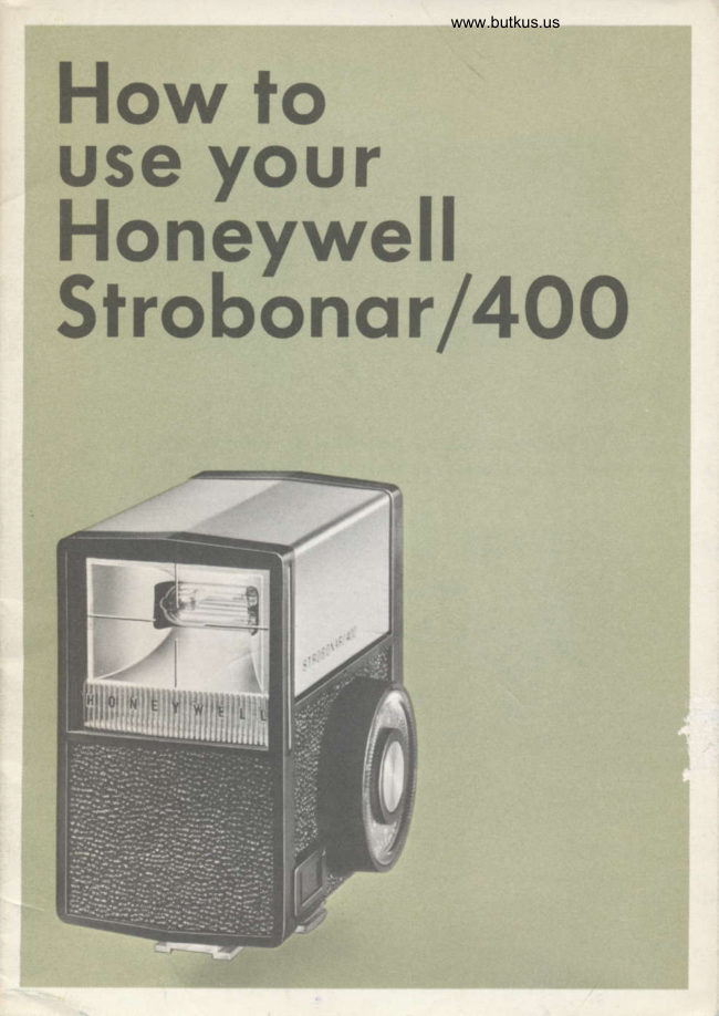 Honeywell Strobonar 400 manual cover