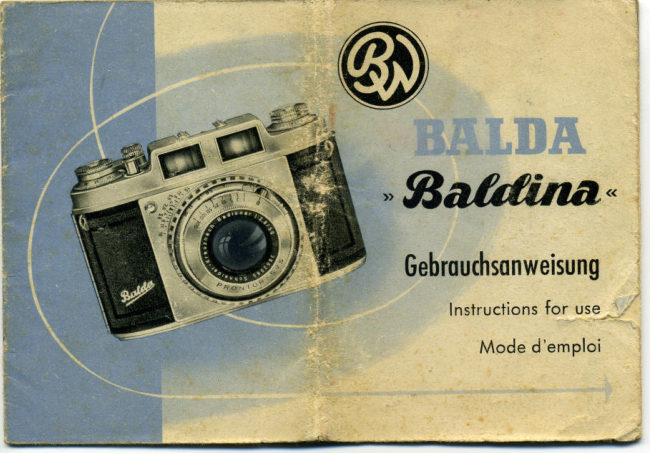 Balda Blada Baldina Super manual cover