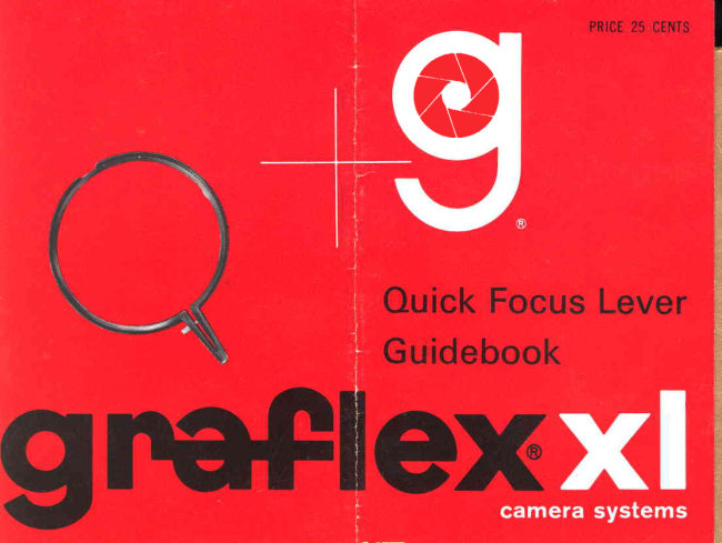 Graflex XL Quick Focusing Ring manual cover