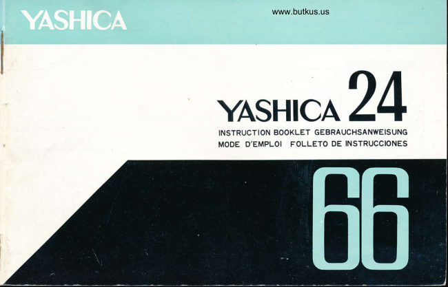 Yashica 24 manual cover