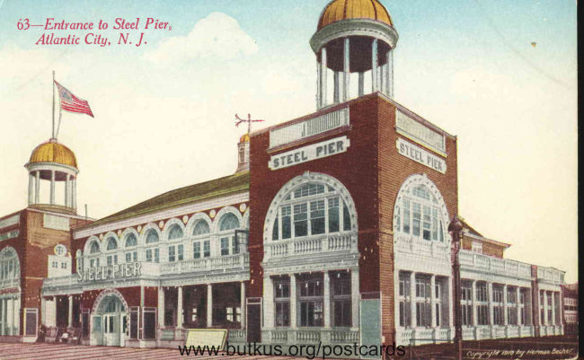 Atlantic City - Steel Pier Entrance manual cover