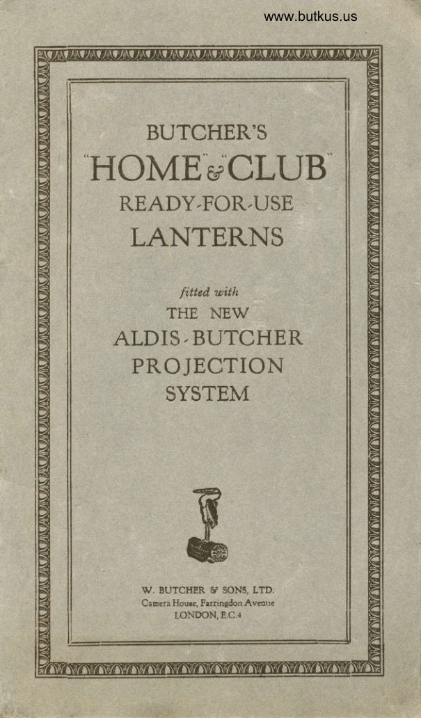 Butcher's ready to use lanterns manual cover