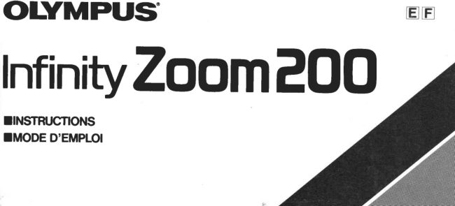 OLYMPUS Infinity Zoom 200 manual cover
