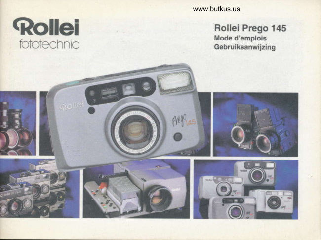 Rollei Prego 145 manual cover